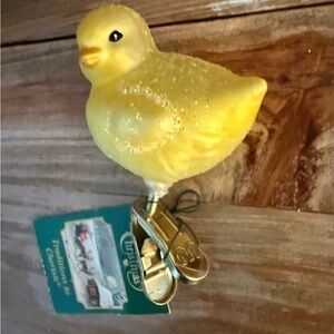 OLD WORLD CHRISTENED (OWC) CLIP-ON ORNAMENT FOR SPRING OR EASTER DECOR